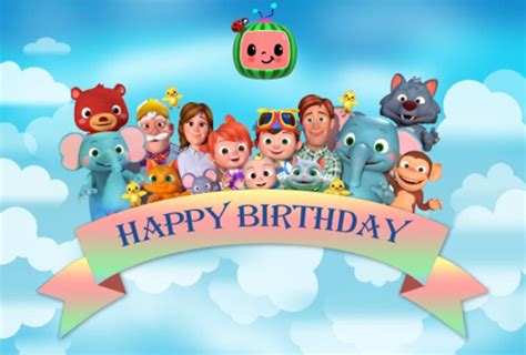 Thanks for looking at all of the happy birthday banner printable. Cocomelon Wallpaper Png : Cocomelon Logo Printable Party ...