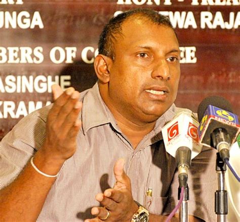 Aravinda De Silva Sri Lankas New Chairman Of Selectors At A Press