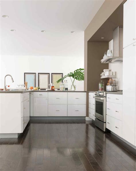 Durable cabinets three smart collections. Kitchen Layout & Shape | Martha Stewart