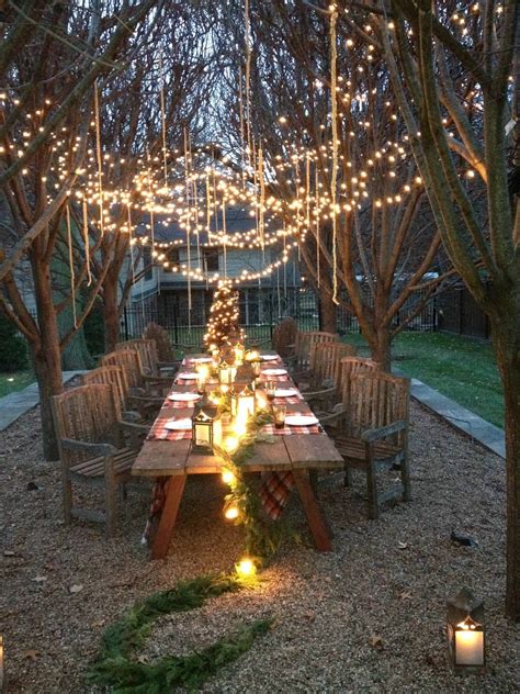outdoor summer party lights