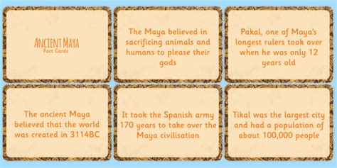 Ancient Maya Facts For Kids