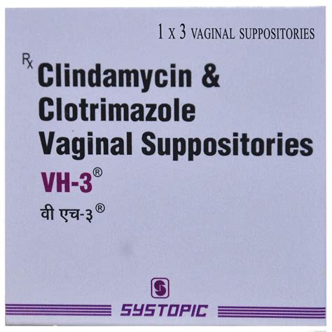 VH 3 Vaginal Suppositories 3 S Price Uses Side Effects Composition