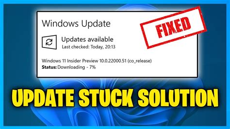 How To Fix Windows 11 Update Stuck Checking For Updates Youtube