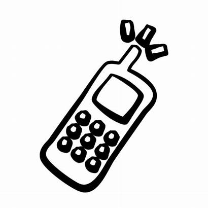 Phone Cell Icon Cellphone Call Cartoon Symbol