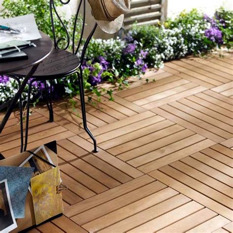 But if you do have a balcony, a little attention can turn it into a favorite outdoor hangout too. Wood tiles balcony - why wood flooring is bang on trend ...