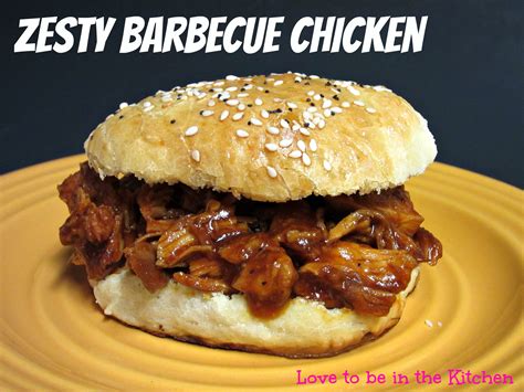 Zesty Barbecue Chicken Crock Pot Love To Be In The Kitchen