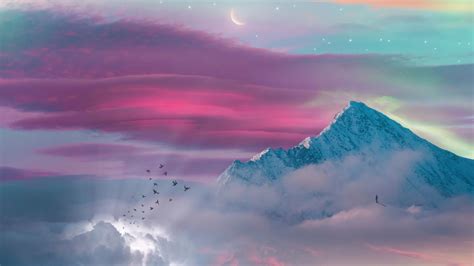 Download Wallpaper 1366x768 Dreaming Life Glacier Mountain Beautiful