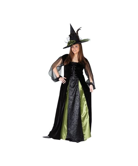 Adult Gothic Maiden Witch Plus Size Halloween Costume