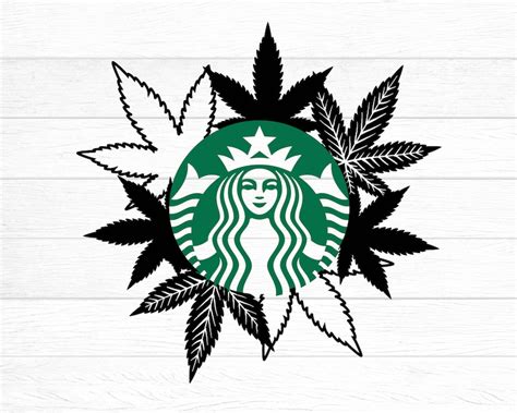 Weed Svg Cannabis Starbucks Reusable Venti Cold Cup 24 Oz Etsy