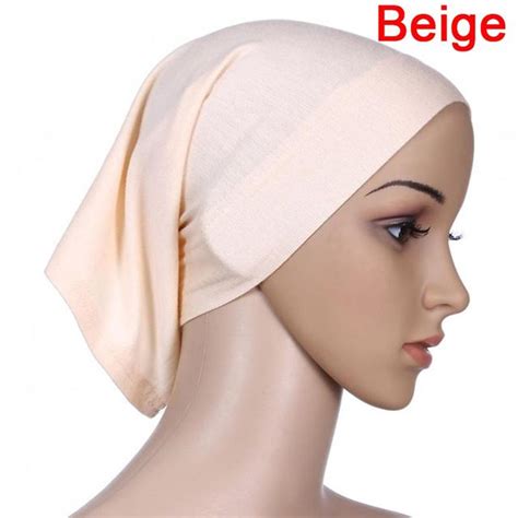 1pc Muslim Islamic Arabian Hijab Tube Underscarf Veil Robe Abaya Inner Caps Hats Modal Stretch