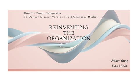 Transforming Your Organization Are You Reinventing Too