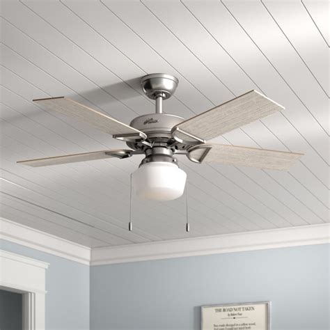 Maybe you would like to learn more about one of these? Hunter Fan 52" Viola 5 - Blade Standard Ceiling Fan with ...