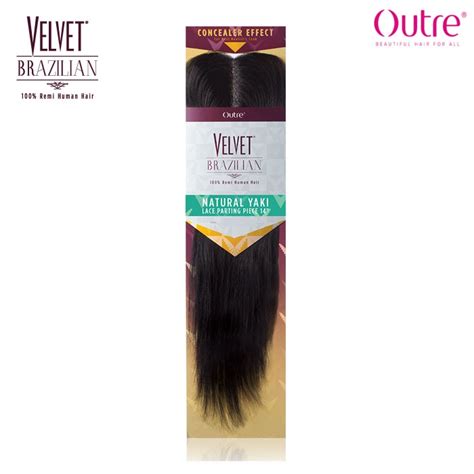 Outre Velvet Brazilian Remi Human Hair Weave Natural Yaki Lace