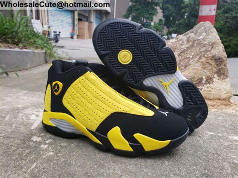 Air Jordan 14 Bumblebee Yellow Black Mens Shoes 16822 Wholesale Sneakers