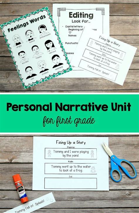 First Grade Personal Narrative Writing Unit First Grade Writing Unit