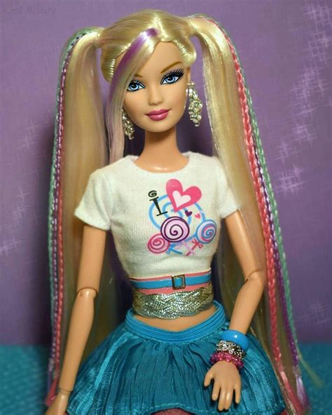 pin by olga vasilevskay on barbie fashionistas Сolor hair doll clothes barbie beautiful