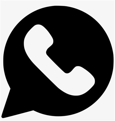 Whatsapp Svg Png Icon Free Download Whatsapp Logo Vector Black