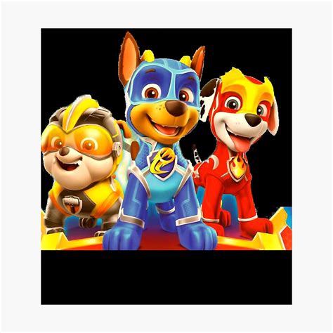 Paw Patrol Mighty Pups Characters Chase Rubble Skye Halloween Christmas