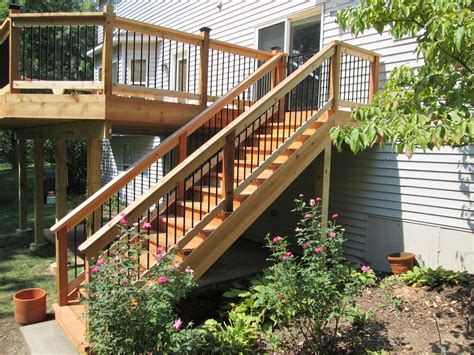 Deck Stairs Ideas How To Choose The Best Stair Design For Your Deck