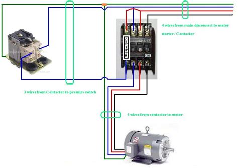 Contactor Wiring Diagram Single Phase