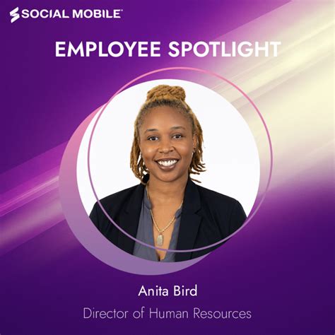 Employee Spotlight Anita Bird Social Mobile