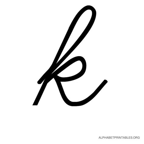 How To Write A Letter K In Cursive Howto