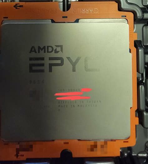 Amd Epyc Core Zen Cpu Pictured Genoa Expected To Launch Alongside Ryzen