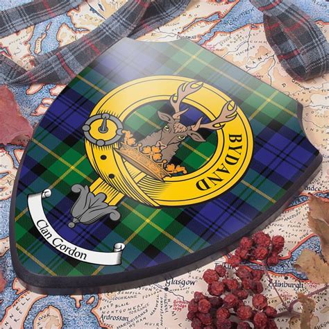 Gordon Clan Crest Wall Plaque Scottish Clan Tartans Scottish Clans