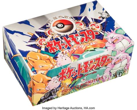 Pokémon Japanese Base Set Booster Box Up For Auction At Heritage