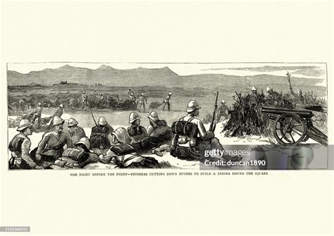 Mahdist War Preparing Defenses Before Battle Of Tamai Sudan High Res