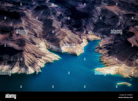 Aerial View Of Lake Mead Stock Photo Alamy
