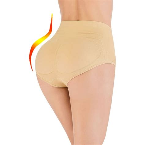 Dodoing Womens Slim Shaper Seamless Underwear Butt Lifter Padded Butt Hip Enhancer Panties