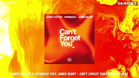 James Carter And Ofenbach Feat James Blunt Cant Forget You Extended