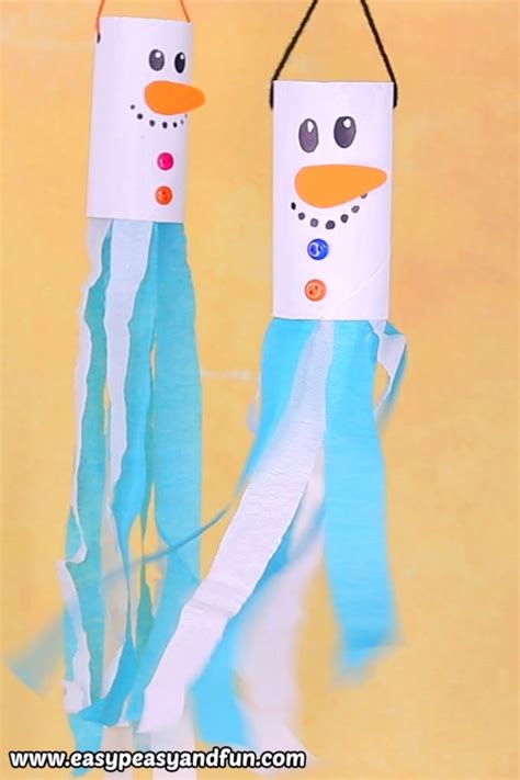 In the family, or with close. Snowman Windsock Toilet Paper Roll Craft Video [Video ...