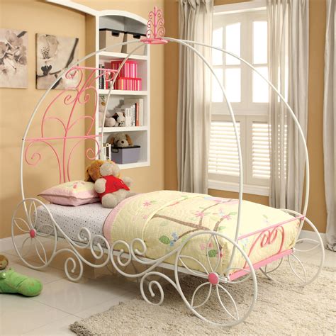 Our gallery of bunk beds cinderella carriage bed princess suggestions has specialist advice on everything before you create a start you you should know understand, from finding the ideal one. Furniture of America Charmante Carriage Bed - Kids Canopy ...