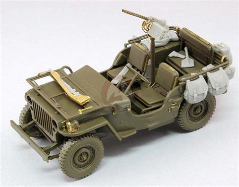 Royal Model 135 Willys Mb Jeep Detail Set For Tamiya Resin Pe