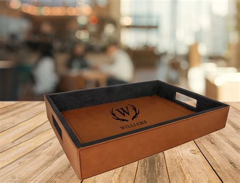 Copyright 2020 by house of fraser. Personalized Rawhide Serving Tray | Decorative Serving ...