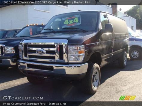 Rated 4.8 out of 5 stars. Black - 2010 Ford E Series Van E250 XLT Cargo 4x4 - Medium ...