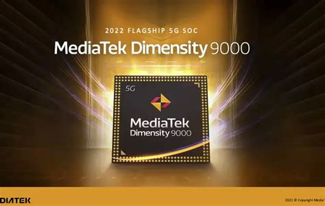 Mediatek Launches New Dimensity 9000 Processor For 2022 Android