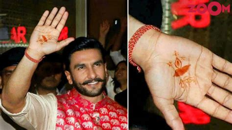 Ranveer Singhs Romantic Gesture Towards Deepika With Mehendi Revealed Bollywood News