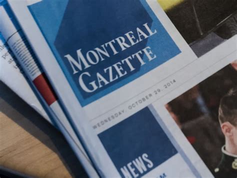 Your Montreal Gazette Could Be Delivered Late On Friday Montreal Gazette