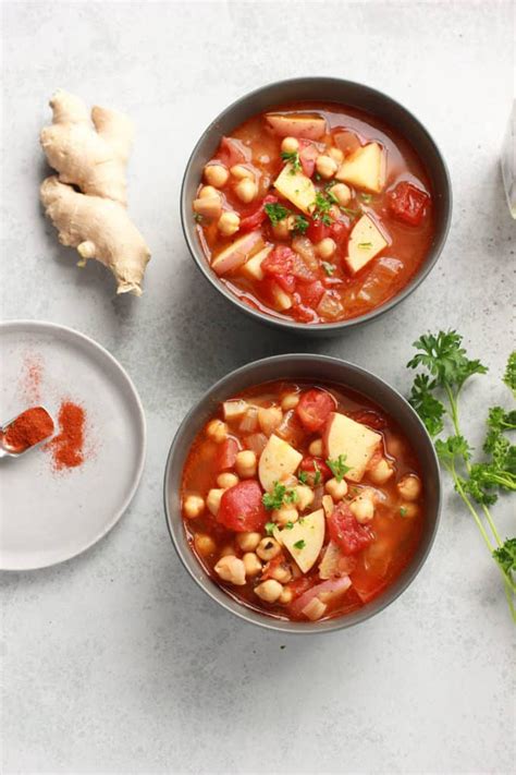 Roast in the oven for 10 minutes. Moroccan Chickpea Soup | Recipe | Moroccan chickpea soup ...