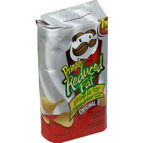 Pringles Potato Crisps Original Reduced Fat Twin Pack Shop Foodtown