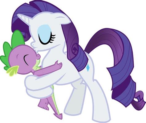 Friendship Between Spike And Rarity Picture My Little