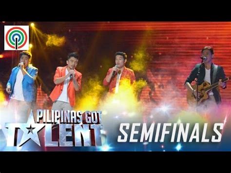 Pilipinas Got Talent Season Live Semifinals Next Option Boy Band Youtube