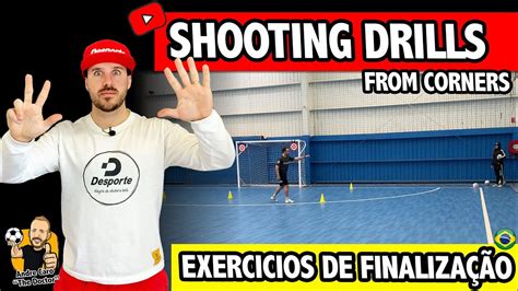 Treinamento De Futsal 7x Shooting Drills From Corners In Futsal Youtube