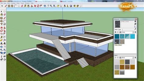 1 Modern House Design In Free Google Sketchup 8 How To Build A Modern