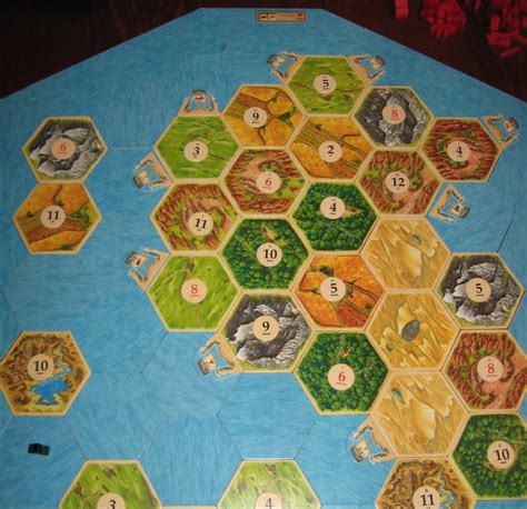 The sum of the dice determines which terrain hexes produce resources. Settlers of Catan: Seafarers of Catan: fourth scenario ...
