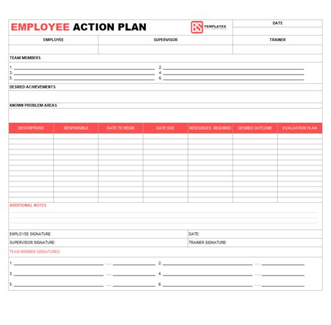 Action Plan Templates 100 Free Templates Word Excel