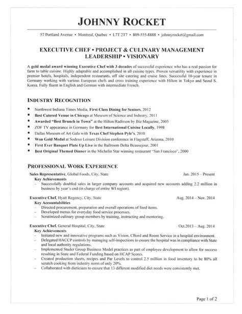 We did not find results for: Executive Chef Resume